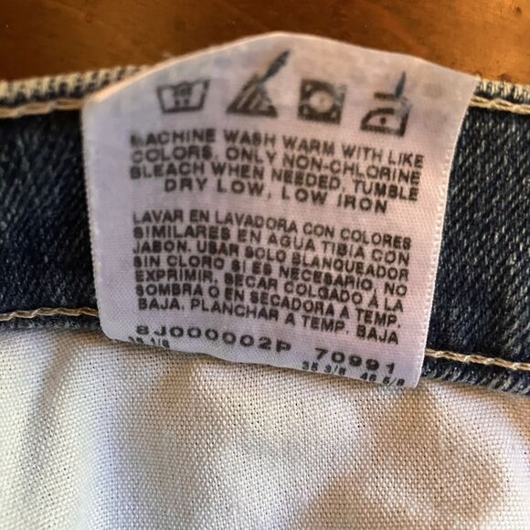 NWT Lee Women's Size 14 Long Relaxed High Rise Bootcut Denim Blue Jeans MSRP $40 - Picture 16 of 16